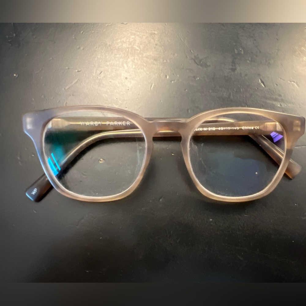Warby Parker Felix Brown M 210 Frames Sandalwood Matte Eye glasses 49-19-145